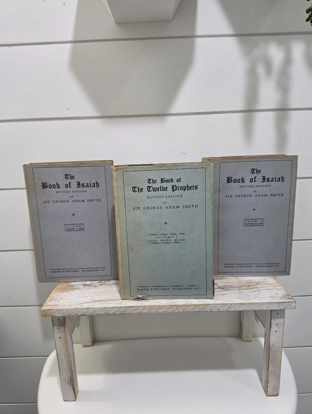 Collection of vintage Biblical Books By Sir George Adam Smith